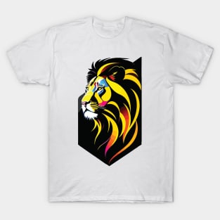 lion looking away and daydreaming T-Shirt